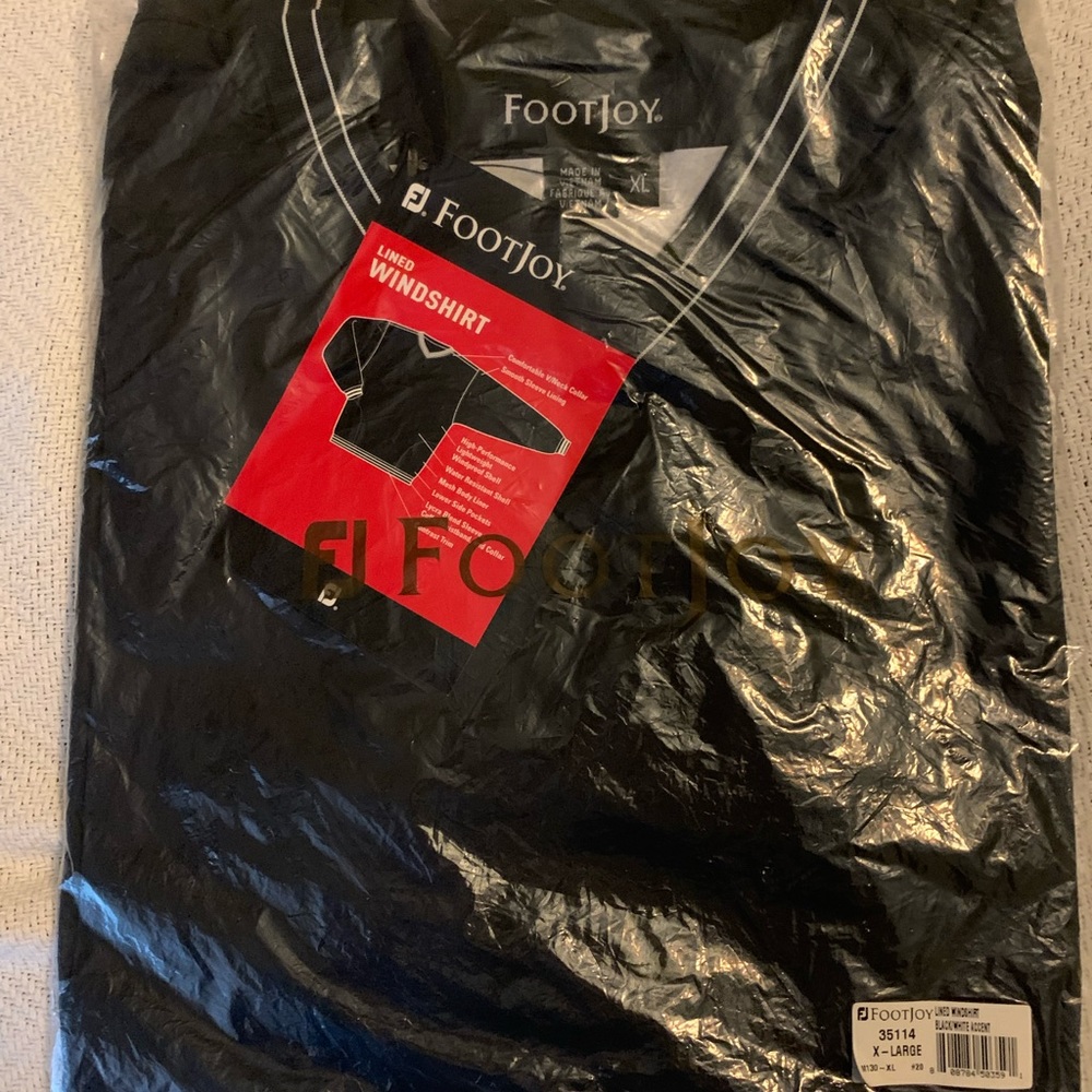 Footjoy lined windshirt